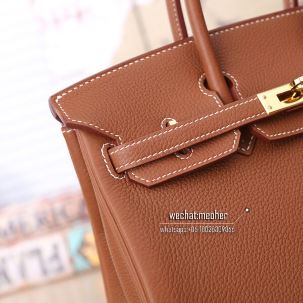 Hermes togo birkin 25cm C37 gold - Image 2