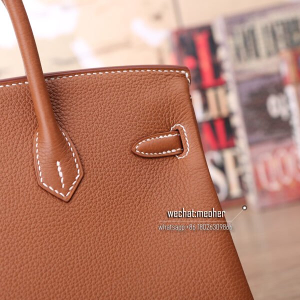 Hermes togo birkin 25cm C37 gold - Image 4