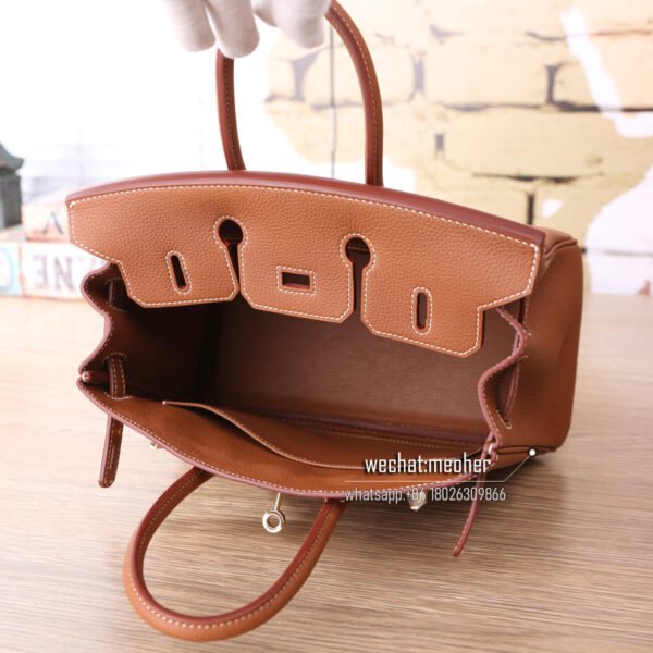 Hermes togo birkin 25cm C37 gold - Image 9