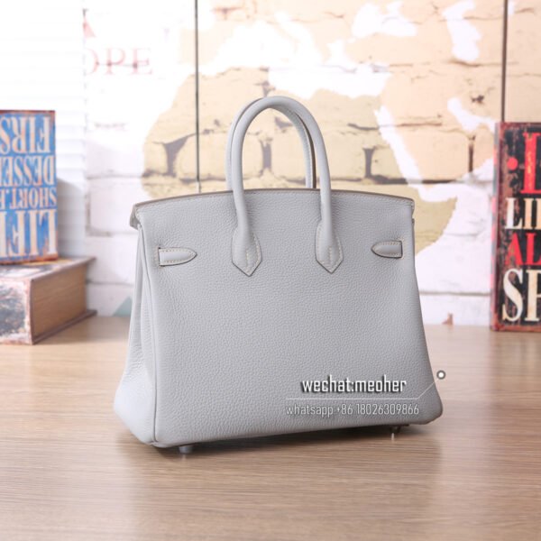 Hermes togo birkin 25cm J7 blue lin - Image 2