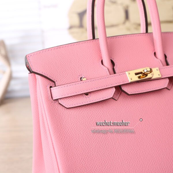 Hermes epsom birkin 25cm 1q rose confetti - Image 2