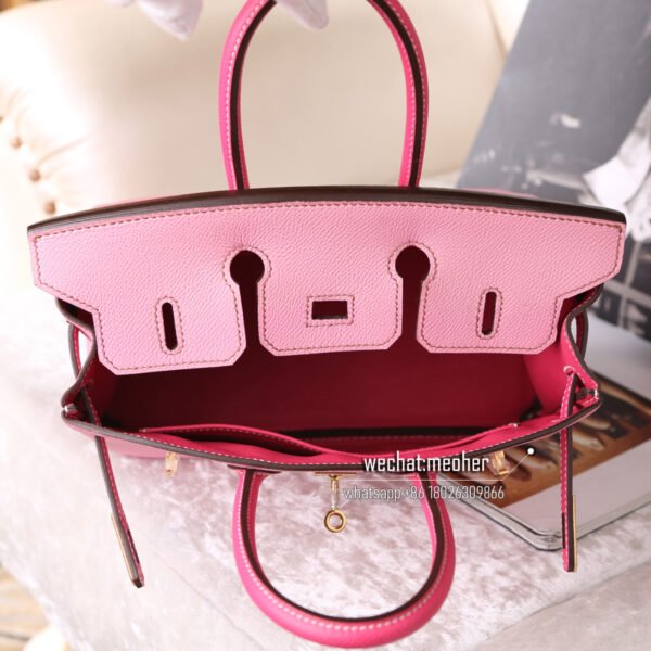 Hermes espom birkin 25cm 5p/E5 pink/rose tyrien - Image 5