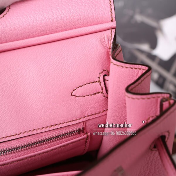 Hermes chevre birkin 25cm 5p pink - Image 4