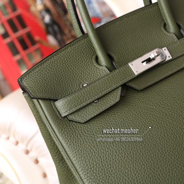 Hermes togo birkin 25cm v6 canopee - Image 2
