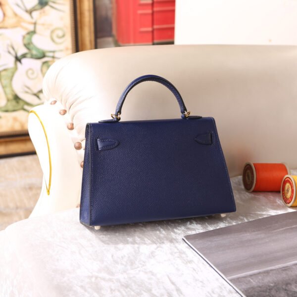 Hermes epsom mini kelly II 19cm 7k blue sapphire - Image 3