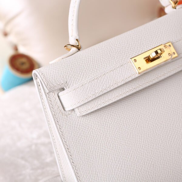 Hermes epsom minikelly II 19cm craie GHW - Image 2
