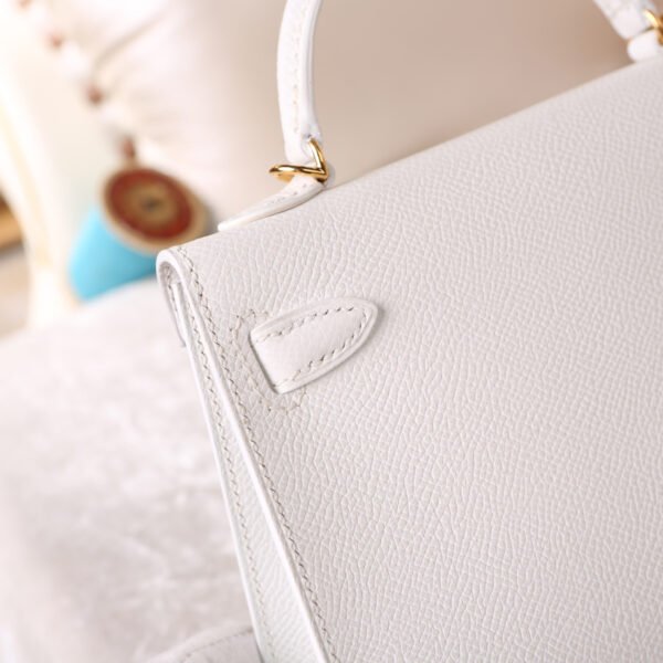 Hermes epsom minikelly II 19cm craie GHW - Image 4