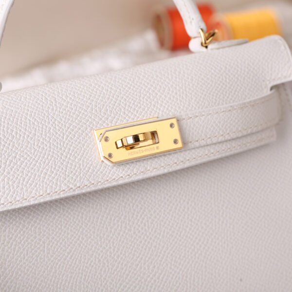 Hermes epsom minikelly II 19cm craie GHW - Image 6