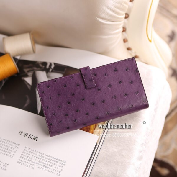Hermes ostrich bearn wallet - Image 2