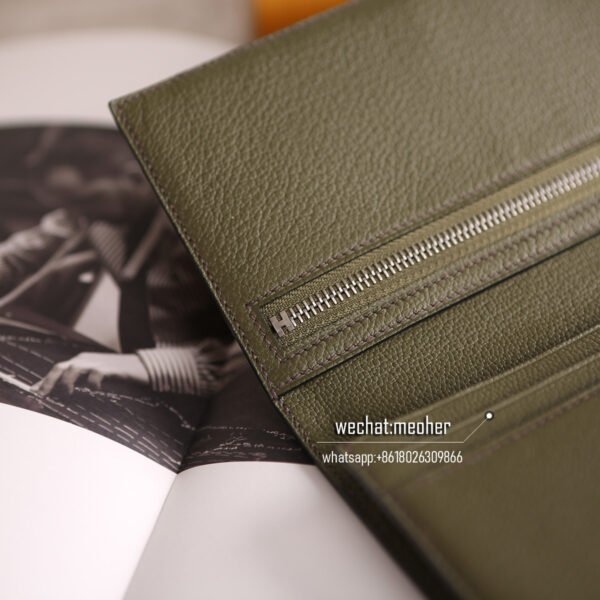 Hermes crocodile bearn wallet - Image 16