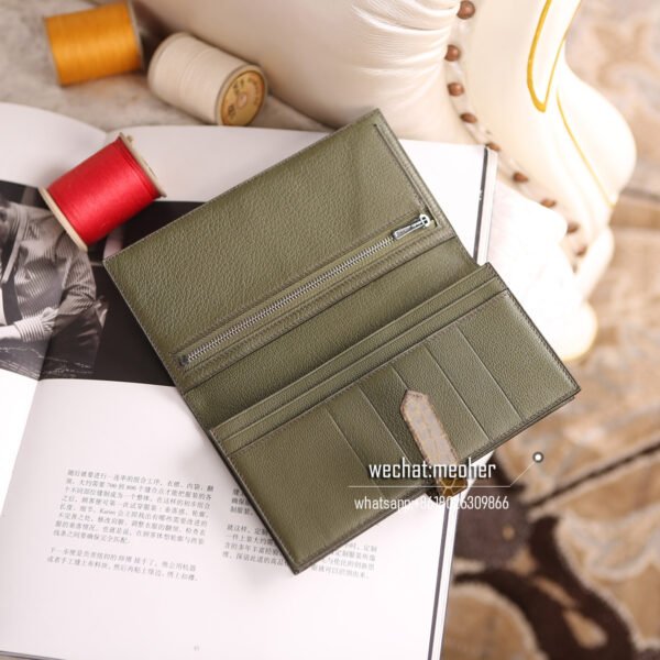 Hermes crocodile bearn wallet - Image 14