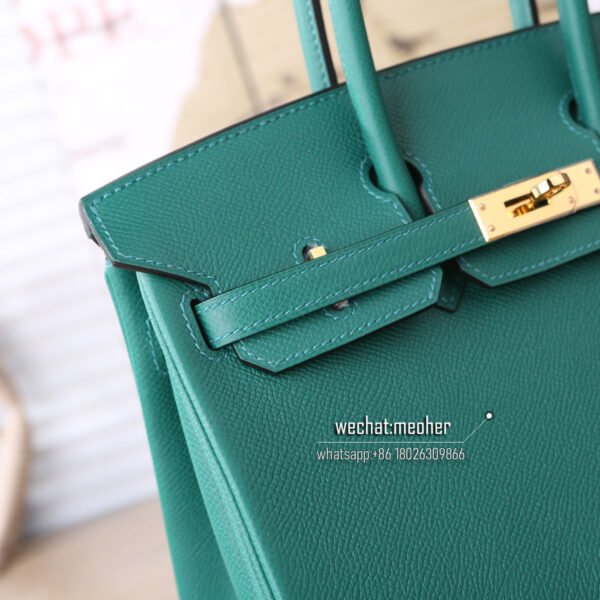 Hermes epsom birkin 25cm Z6 malachite - Image 2