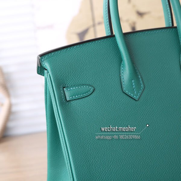 Hermes epsom birkin 25cm Z6 malachite - Image 4