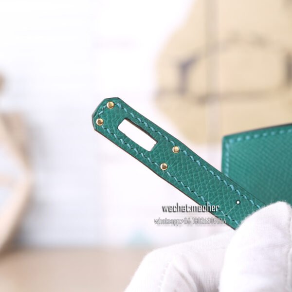 Hermes epsom birkin 25cm Z6 malachite - Image 6