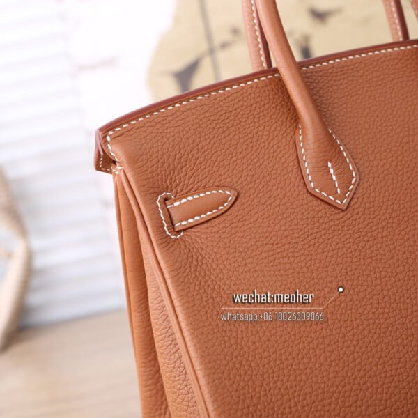 Hermes swift birkin 25cm c37 gold - Image 4