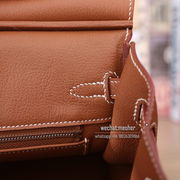 Hermes swift birkin 25cm c37 gold - Image 7