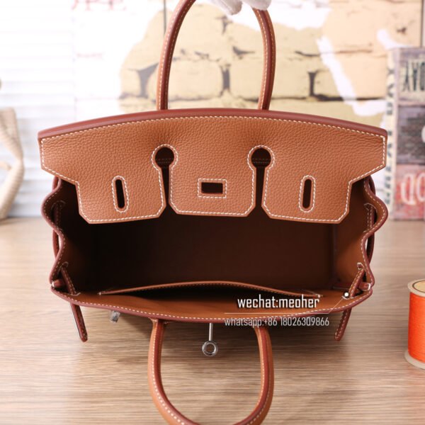 Hermes swift birkin 25cm c37 gold - Image 9