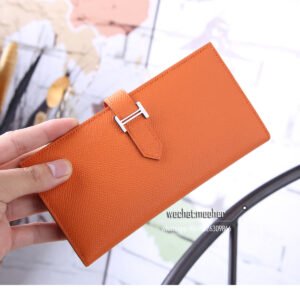 hermes epsom bearn wallet orange