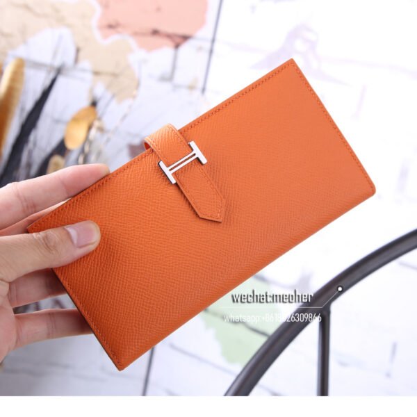 hermes epsom bearn wallet orange