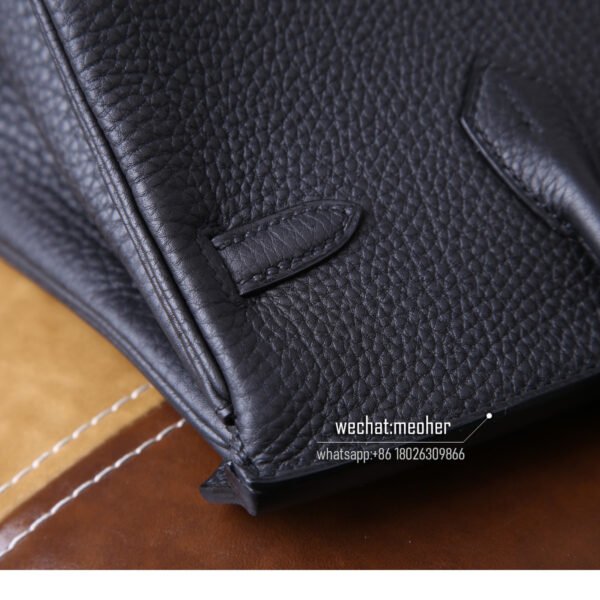 Hermes togo birkin 25cm ck89 nior Bull Neck Grain - Image 9