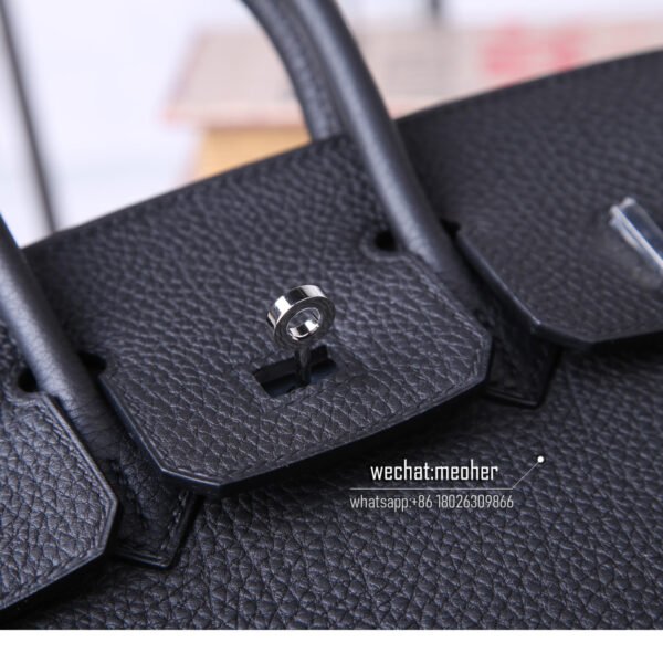 Hermes togo birkin 25cm ck89 nior Bull Neck Grain - Image 5