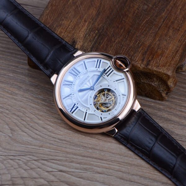 Cartier watch Ballon Bleu de rose gold - Image 2
