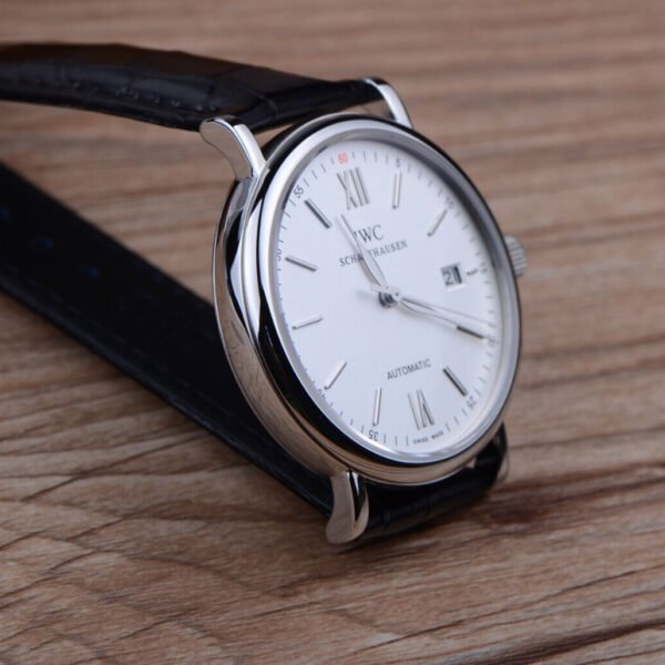 IWC watch schaffhausen white dial - Image 8
