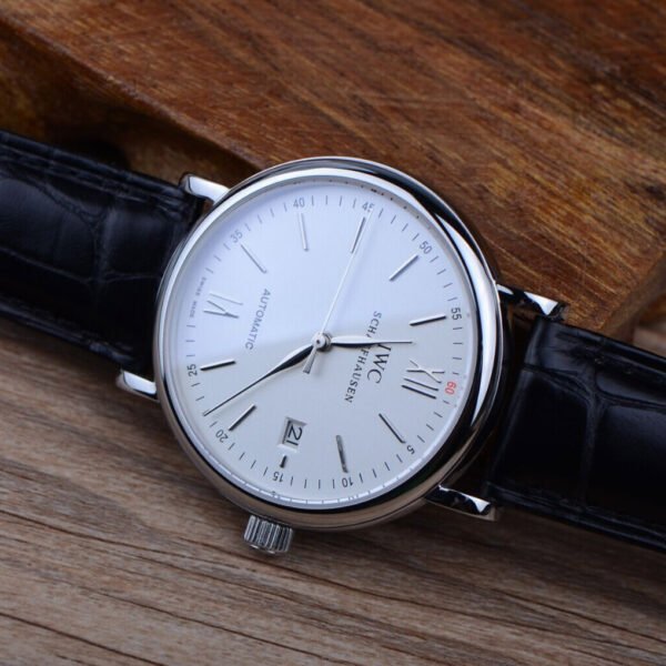 IWC watch schaffhausen white dial - Image 7