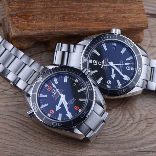 Omega watch Seamaster Planet Ocean 600M blue - Image 8