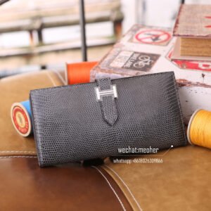 hermes lizard bearn wallet etain shoponline