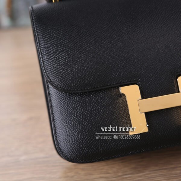 Hermes epsom constance 19cm ck89 noir GHW - Image 5