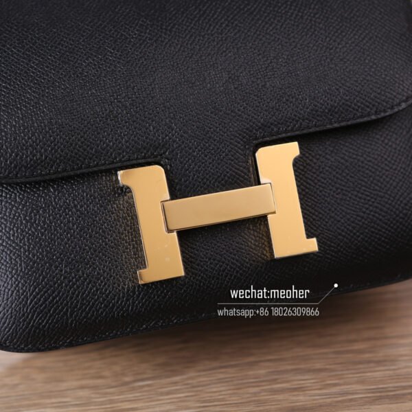 Hermes epsom constance 19cm ck89 noir GHW - Image 6