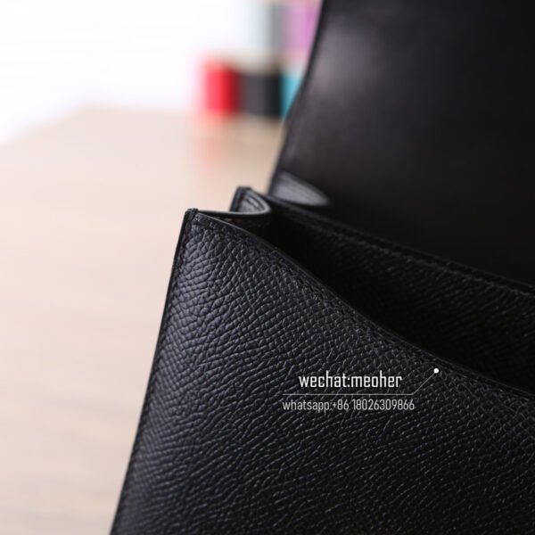 Hermes epsom constance 19cm ck89 noir GHW - Image 7