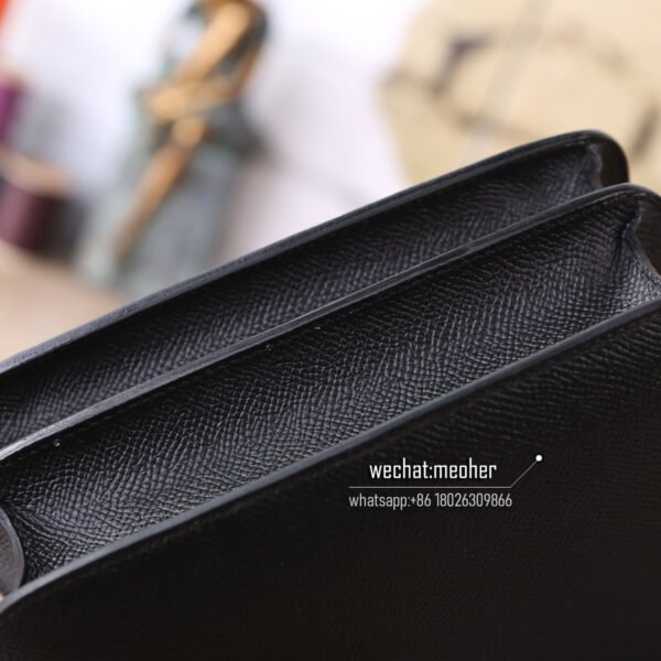 Hermes epsom constance 19cm ck89 noir GHW - Image 8