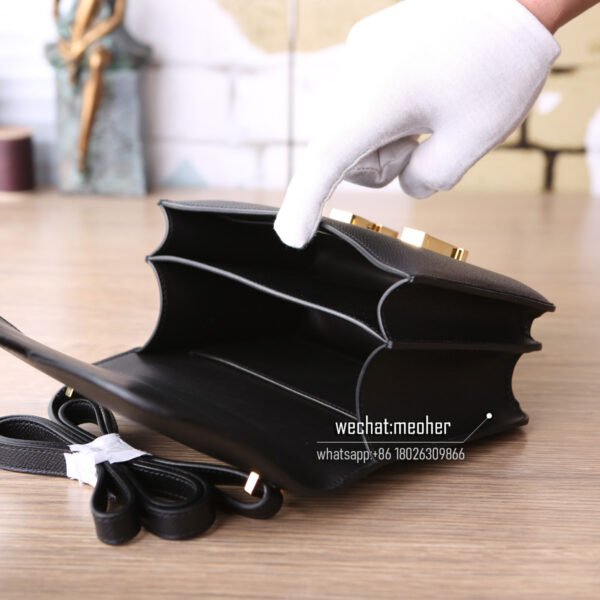 Hermes epsom constance 19cm ck89 noir GHW - Image 9