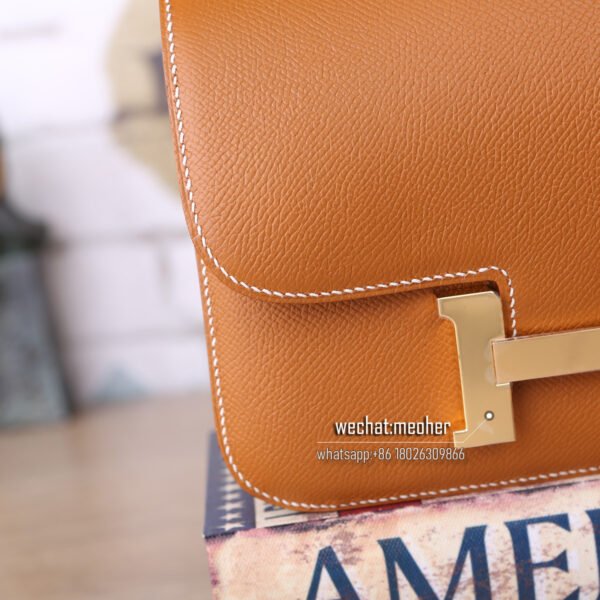 Hermes epsom constance 19cm c37 gold - Image 2