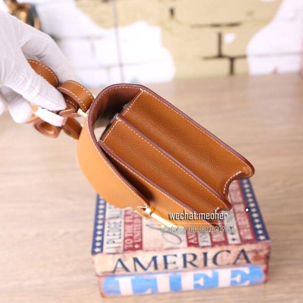 Hermes epsom constance 19cm c37 gold - Image 7