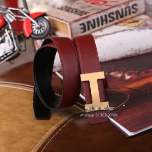 hermes swift 32mm Red jujube