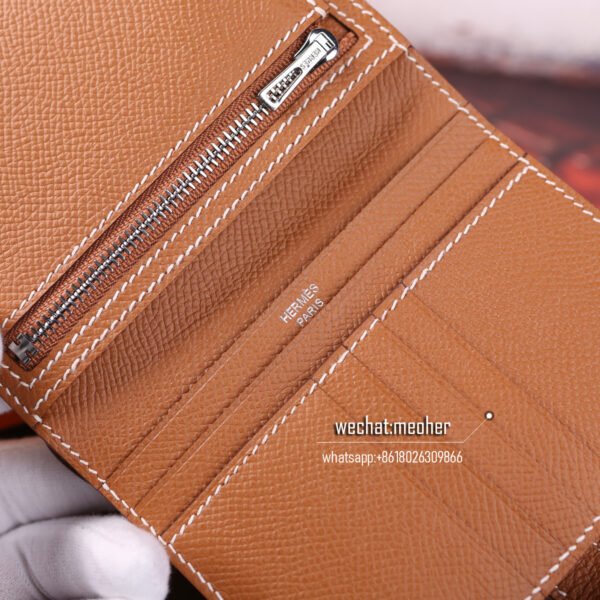 Hermes togo bearn compact Wallet c37 gold - Image 3