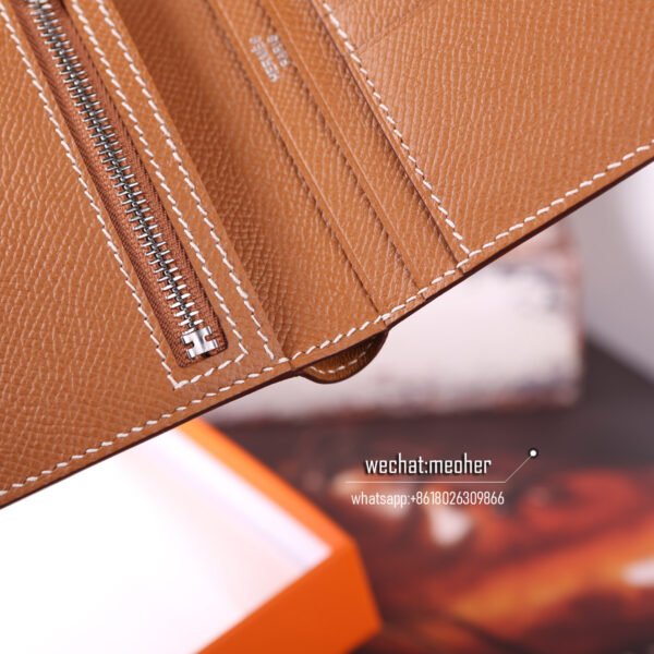 Hermes togo bearn compact Wallet c37 gold - Image 2
