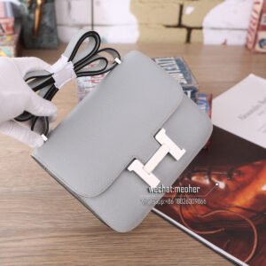 hermes epsom constance 19cm 4Z Gris Mouette