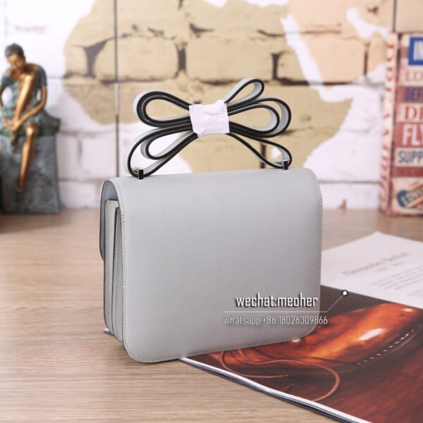 Hermes epsom constance 19cm 4Z Gris Mouette - Image 3