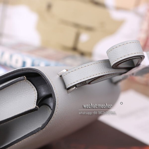 Hermes epsom constance 19cm 4Z Gris Mouette - Image 4