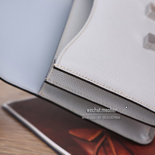 Hermes epsom constance 19cm 4Z Gris Mouette - Image 5