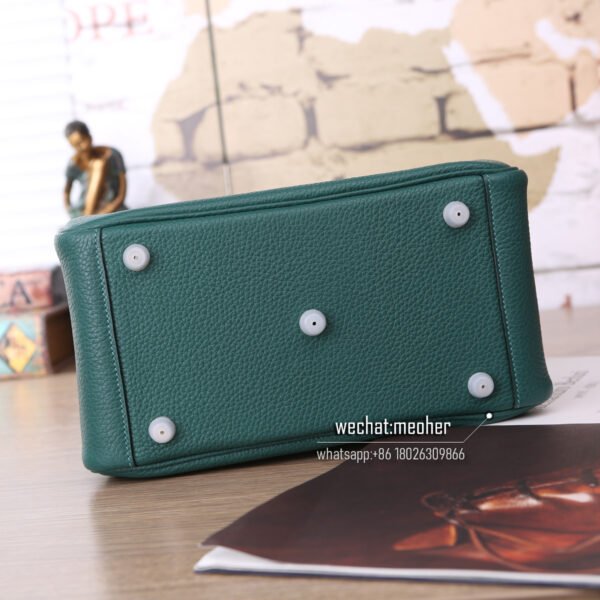 Hermes togo lindy 30cm 6z malachite - Image 5