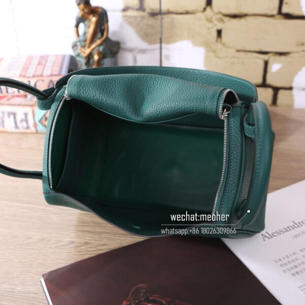 Hermes togo lindy 30cm 6z malachite - Image 8