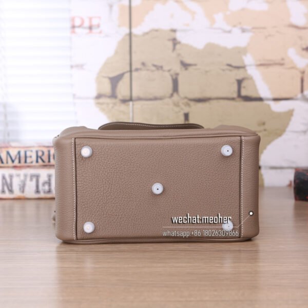 Hermes togo lindy 30cm 18 etoupe - Image 6
