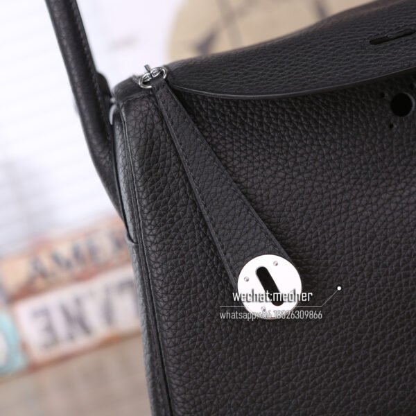 Hermes lindy 30cm togo ck89 noir phw - Image 2