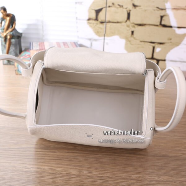Hermes lindy 30cm togo 80 gris perle - Image 9