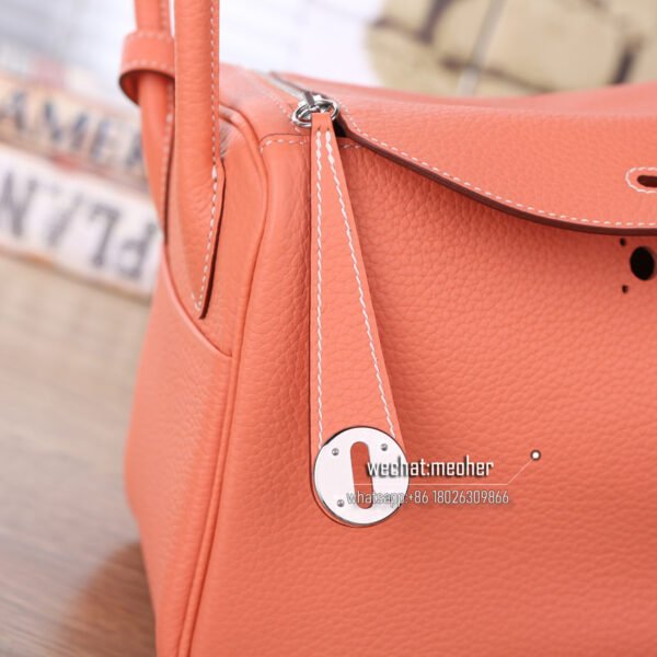 Hermes lindy 30cm togo L5 Crevette - Image 2